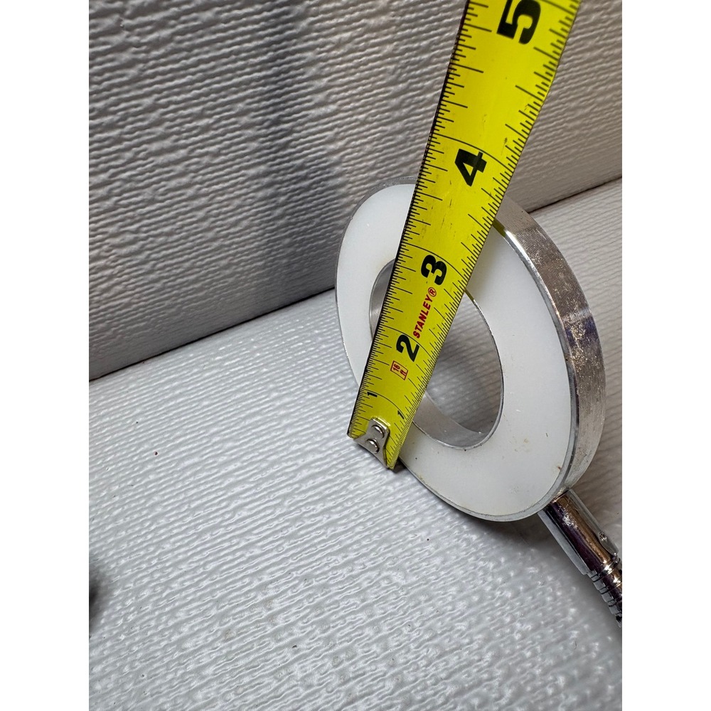 Skymore LED Clip Table Lamp USB Flexible Gooseneck Ring Light White Silver - Picture 7 of 7